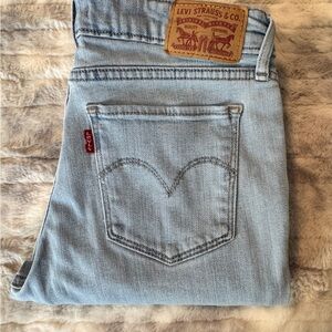 Levi's Sky 711 Skinny Light Blue Women's Jeans